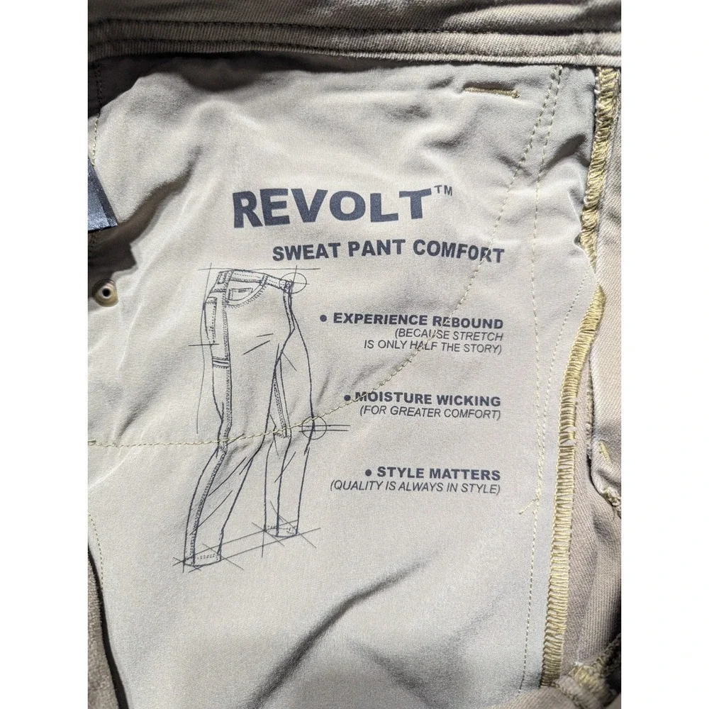 KÜHL Revolt Pants Men's 32x32 Khaki Tan Stretch Hiking Outdoor Casual
